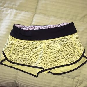 Lululemon speed shorts
